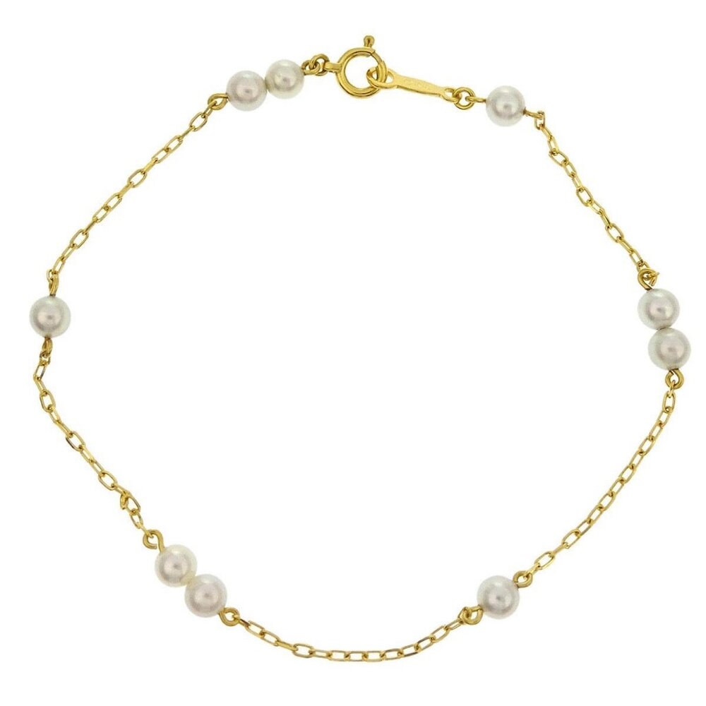 Mikimoto Bracelet 18K Pearl Gold 196373